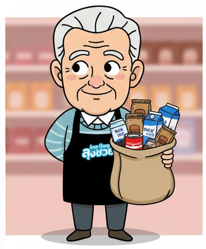 ลุงช่วย แอปสำหรับพ่อค้าแม่ค้า